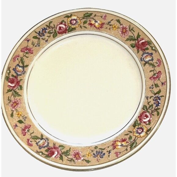 C. AHRENFELDT FRANCE Depose Limoges Floral - 4 Plates Set - Made in France - Picture 6 of 9